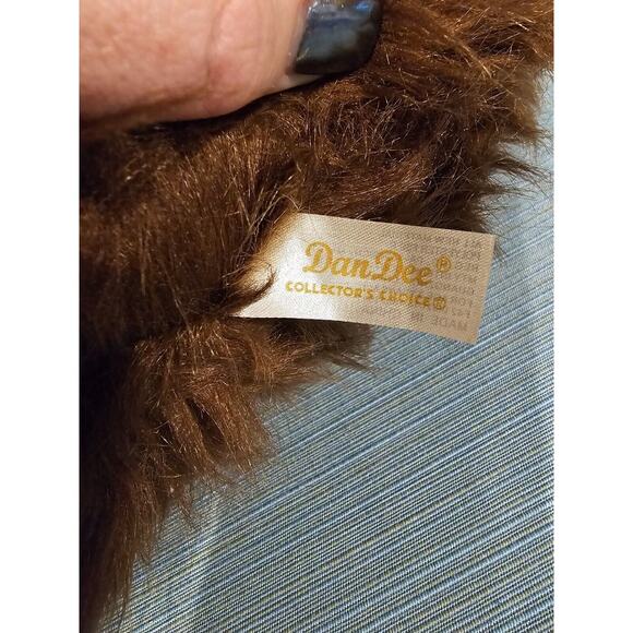 Dan Dee Woolly MAMMOTH Plush Stuffed Animal Sitting Down 13" Corduroy Ears - Picture 5 of 6